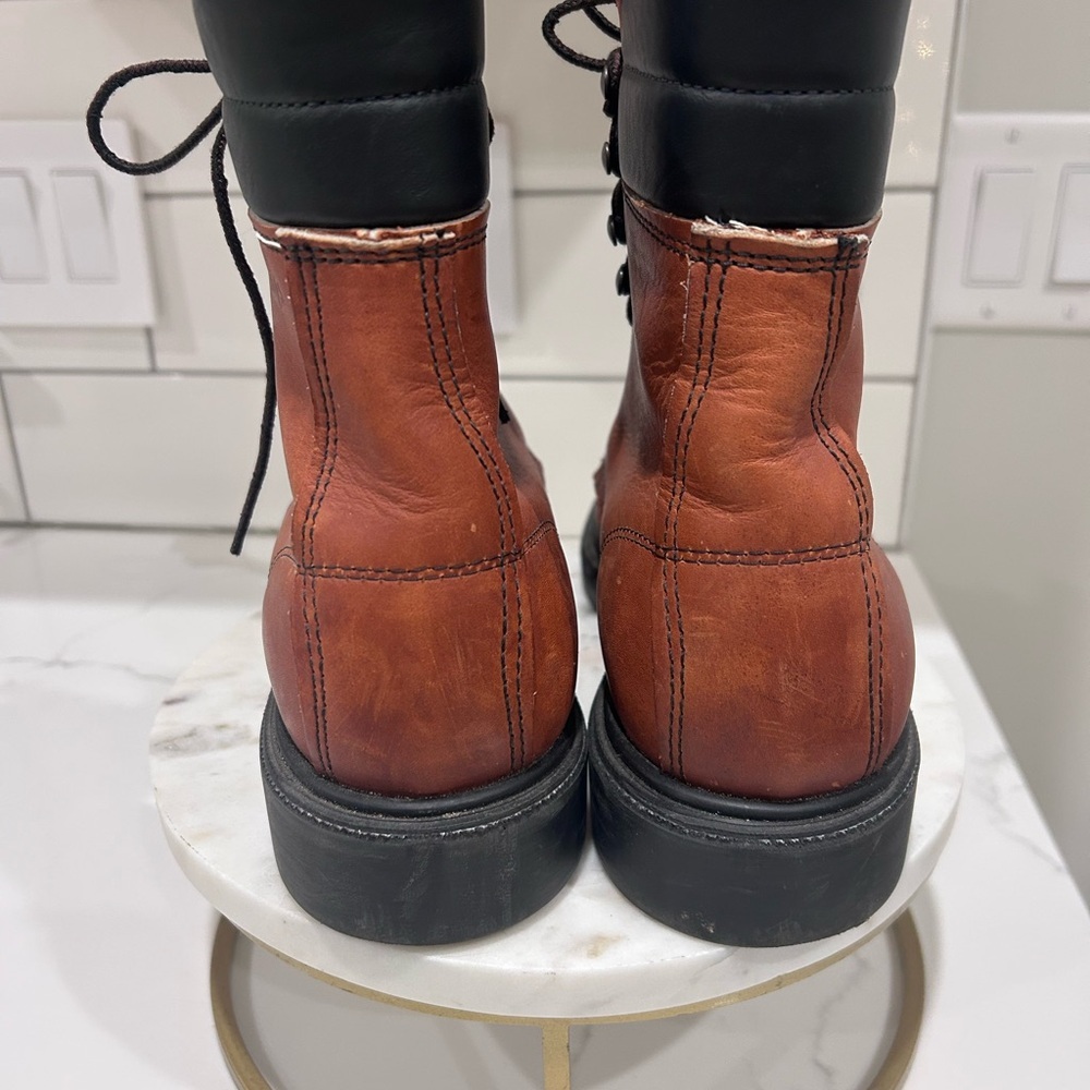 Vintage Red Wings Steel Toe Work Boot High Ankle Size 7.5 B Men’s Leather - Picture 4 of 9